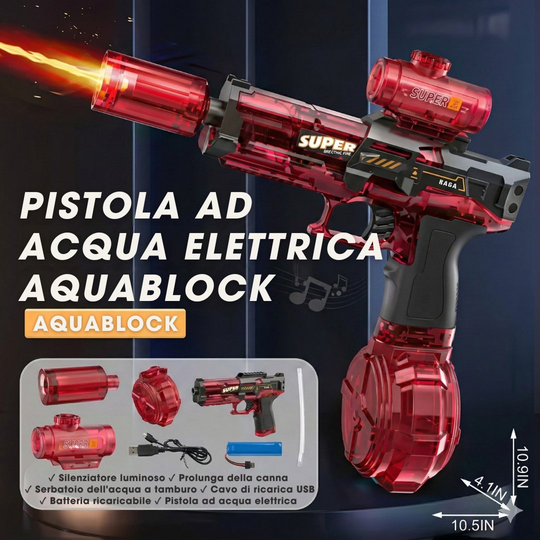 AquaBlock™ – Pistola ad acqua elettrica