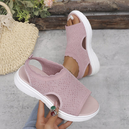 OrthaCloud™ – Sandali platform in maglia traspirante da donna