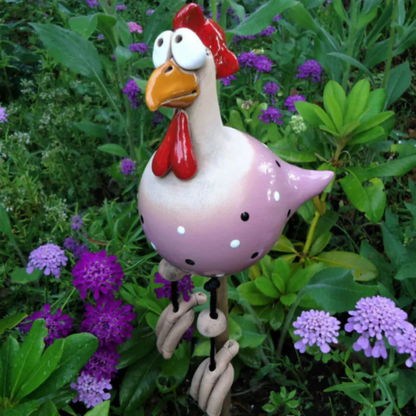 Gallina da giardino in ceramica – 1+1 GRATIS