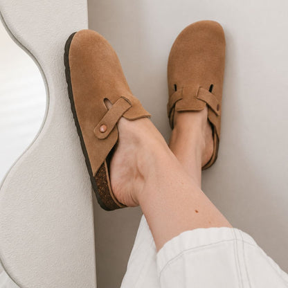 Avani | Genuine Suede Clogs