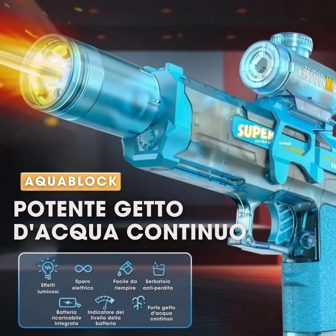 AquaBlock™ – Pistola ad acqua elettrica