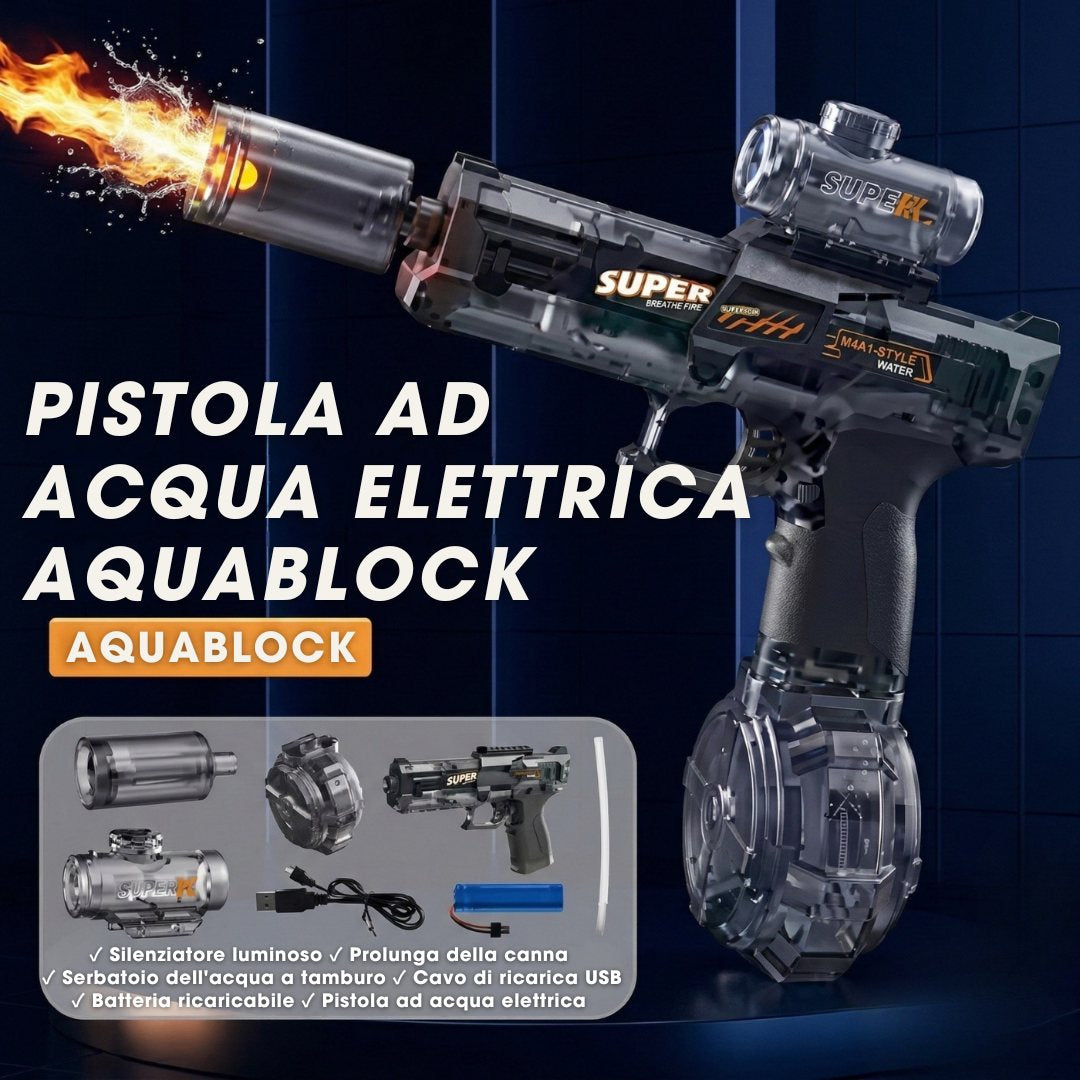 AquaBlock™ – Pistola ad acqua elettrica