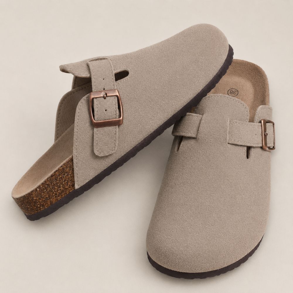 Avani | Genuine Suede Clogs