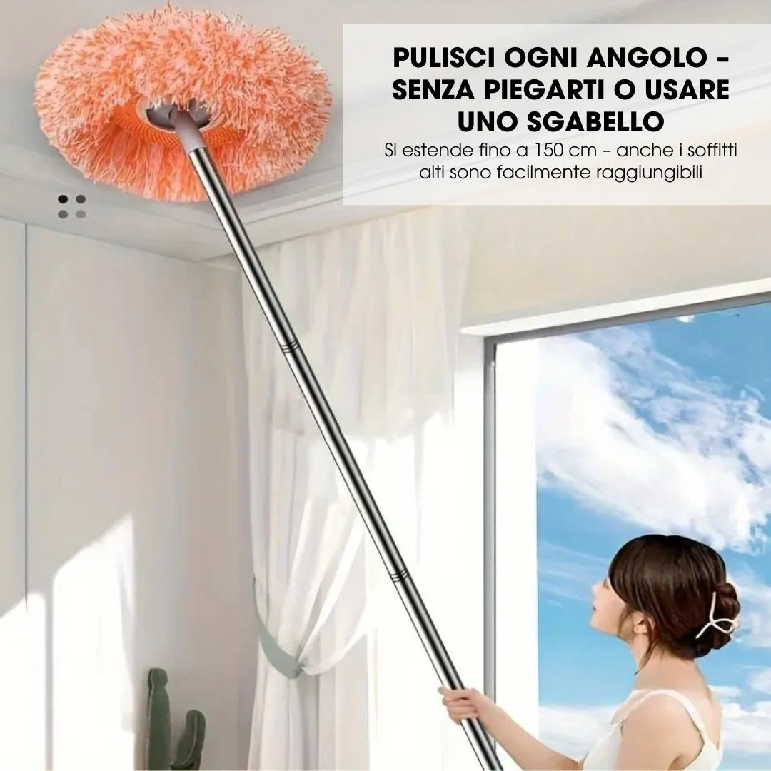TopClean360™ – Raggiunge ogni angolo, persino il soffitto