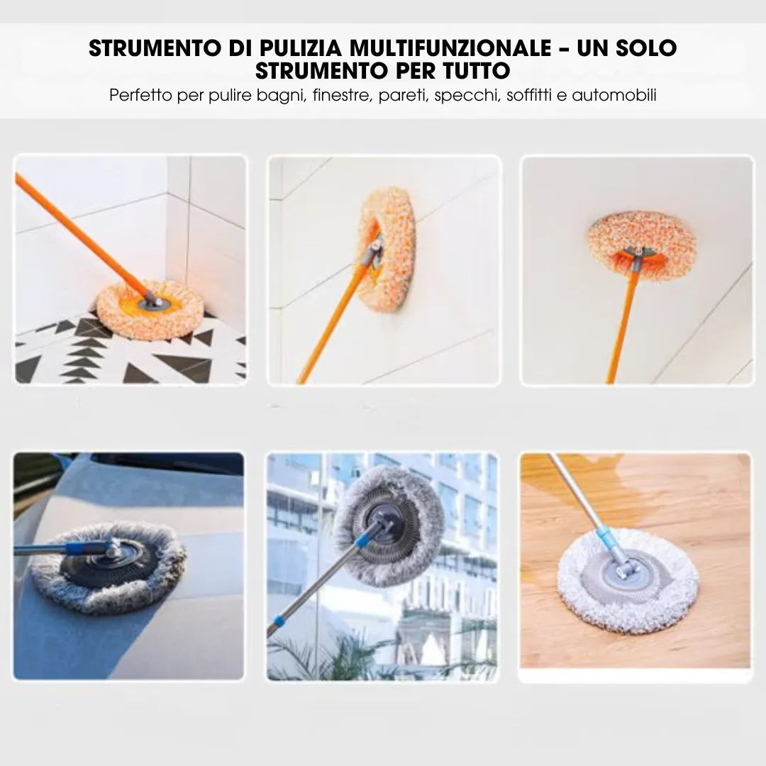 TopClean360™ – Raggiunge ogni angolo, persino il soffitto