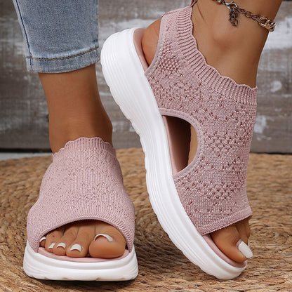 OrthaCloud™ – Sandali platform in maglia traspirante da donna
