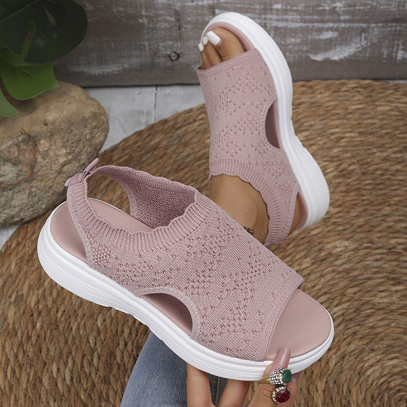 OrthaCloud™ – Sandali platform in maglia traspirante da donna